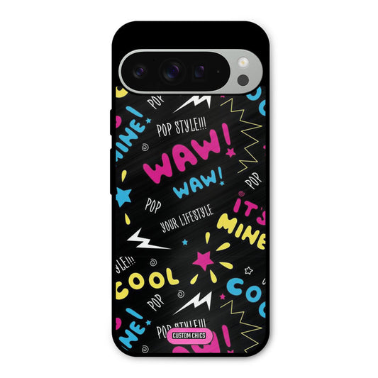 Paper Pop Google Pixel 9 Pro XL Mobile Back Cover - Aesthetic PrintShield Case