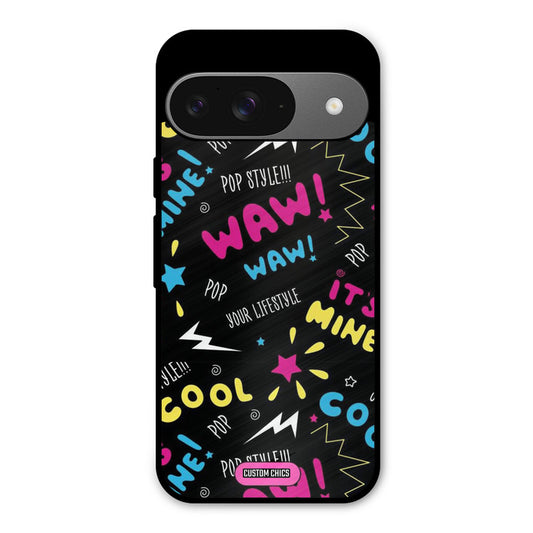 Paper Pop Google Pixel 9 Mobile Back Cover - Aesthetic PrintShield Case
