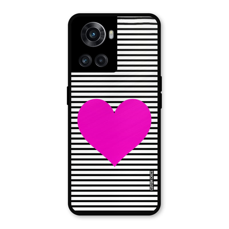 Pattern heart OnePlus 10R Mobile Back Cover - Aesthetic PrintShield Case