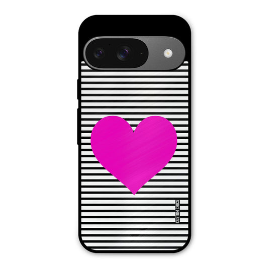 Pattern heart Google Pixel 9 Mobile Back Cover - Aesthetic PrintShield Case