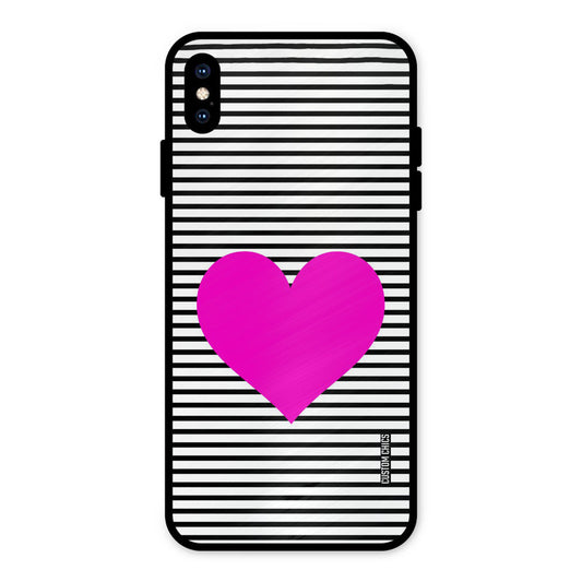Pattern heart iPhone XS Max Mobile Back Cover - Aesthetic PrintShield Case