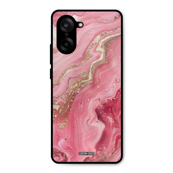 Pink Glitter Oneplus Nord CE5 Mobile Back Cover - Aesthetic PrintShield Case