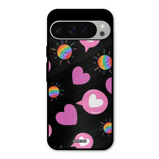 Pink Thoughts Google Pixel 9 Pro XL Mobile Back Cover - Aesthetic PrintShield Case