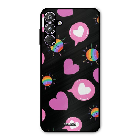 Pink Thoughts Samsung Galaxy M15 Mobile Back Cover - Aesthetic PrintShield Case