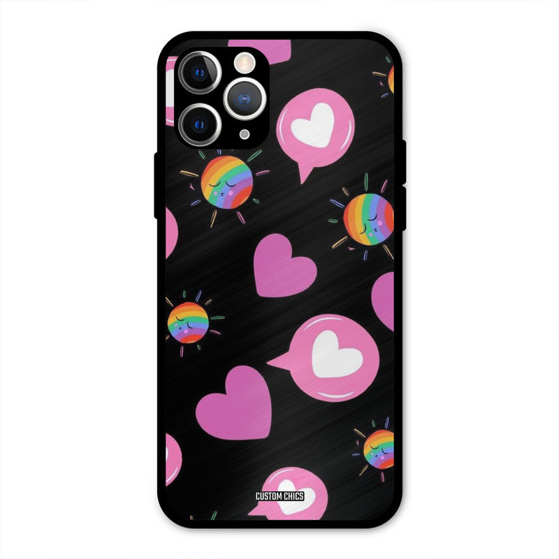 Pink Thoughts IPhone 11 Pro Max Mobile Back Cover - Aesthetic PrintShield Case