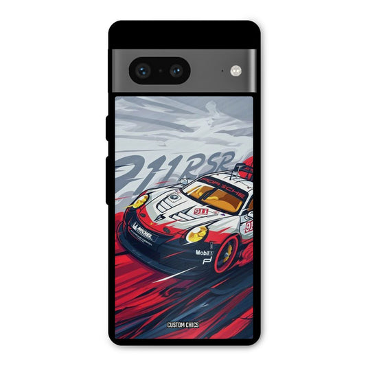 Porche Vector Google Pixel 7 Mobile Back Cover - Car&Bike PrintShield Case