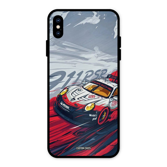 Porche Vector iPhone XS Max Mobile Back Cover - Car&Bike PrintShield Case