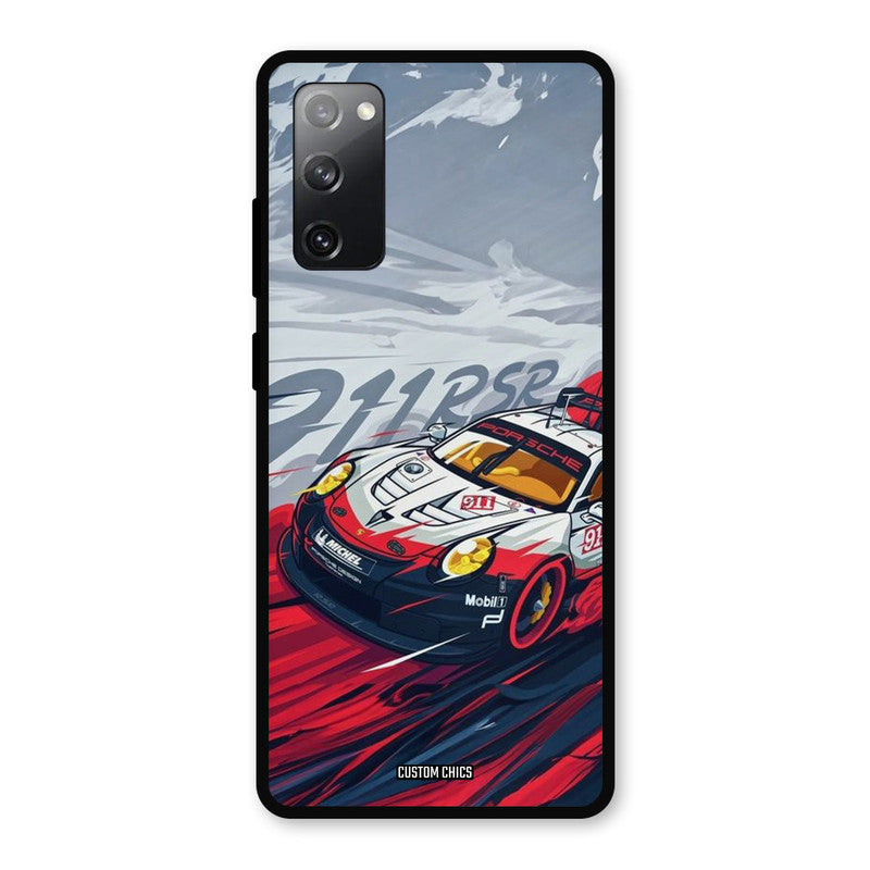 Porche Vector Samsung Galaxy S20 FE Mobile Back Cover - Car&Bike PrintShield Case