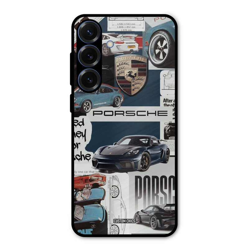 Porsche Group Art Samsung Galaxy S25 Plus Mobile Back Cover - Car&Bike PrintShield Case