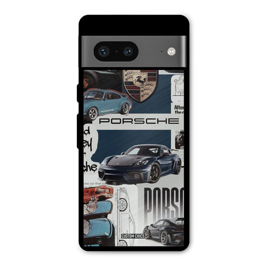 Porsche Group Art Google Pixel 7 Mobile Back Cover - Car&Bike PrintShield Case