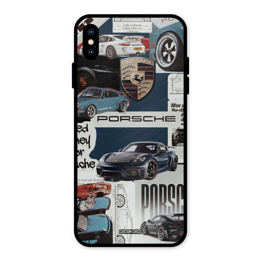 Porsche Group Art iPhone XS Max Mobile Back Cover - Car&Bike PrintShield Case