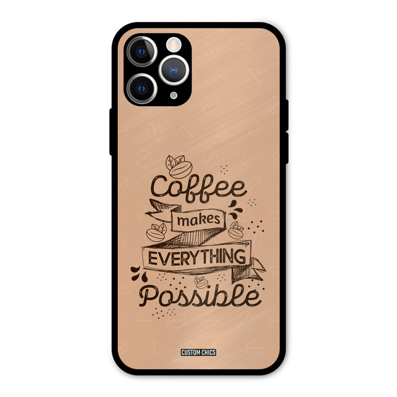 Possible Coffee iPhone 11 Pro Mobile Back Cover - Typography PrintShield Case