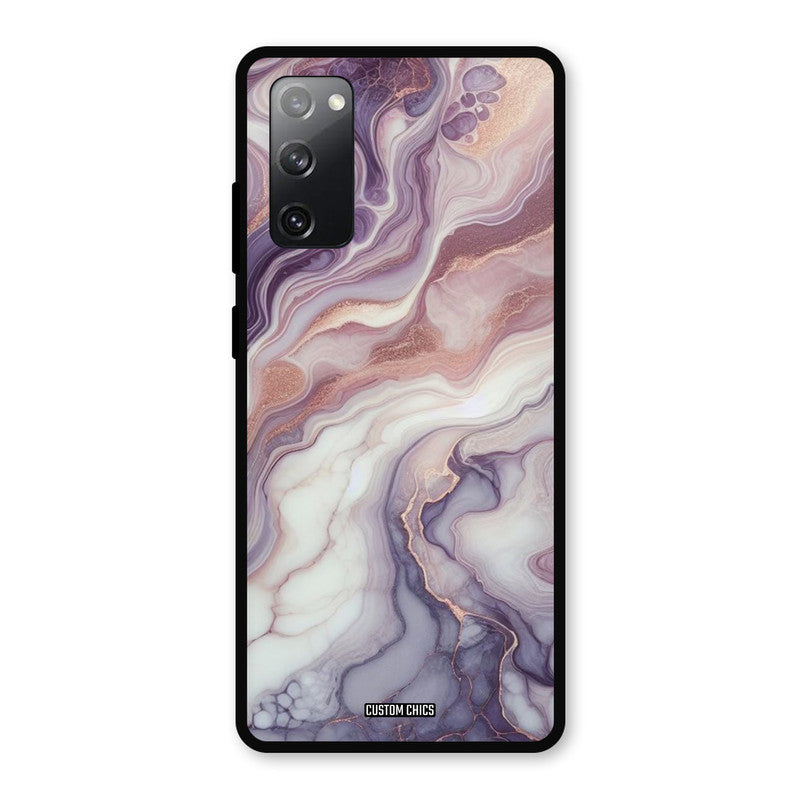 Purple Marble Samsung Galaxy S20 FE 5G Mobile Back Cover - Aesthetic PrintShield Case