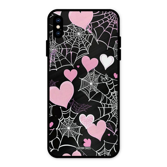 Purple Net iPhone XS Max Mobile Back Cover - Aesthetic PrintShield Case