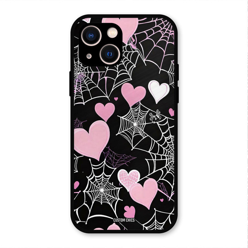 Purple Net iPhone 13 Mobile Back Cover - Aesthetic PrintShield Case