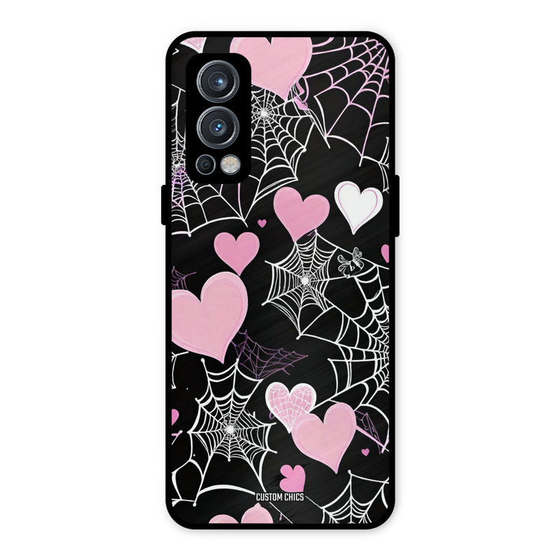 Purple Net OnePlus Nord 2 5G Mobile Back Cover - Aesthetic PrintShield Case