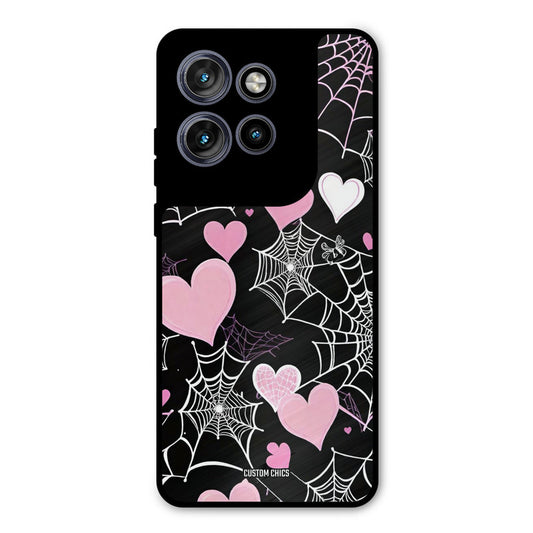 Purple Net Motorola Edge 50 Neo Mobile Back Cover - Aesthetic PrintShield Case