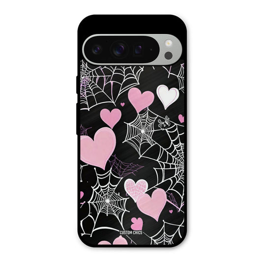 Purple Net Google Pixel 9 Pro XL Mobile Back Cover - Aesthetic PrintShield Case