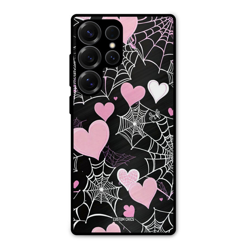 Purple Net Samsung Galaxy S25 Ultra Mobile Back Cover - Aesthetic PrintShield Case