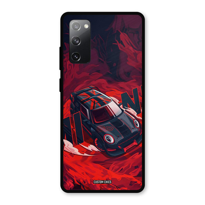 Red Black Cooper Samsung Galaxy S20 FE Mobile Back Cover - Car&Bike PrintShield Case