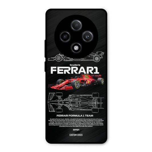 Red Formula Car Oppo F27 Pro Plus 5G Mobile Back Cover - Car&Bike PrintShield Case