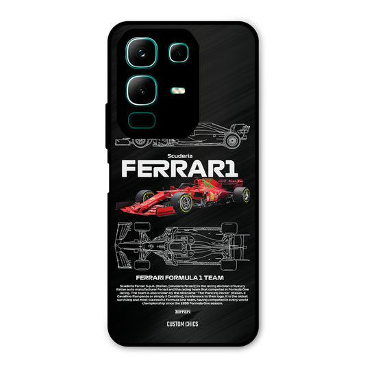 Red Formula Car Infinix Note 50x Mobile Back Cover - Car&Bike PrintShield Case