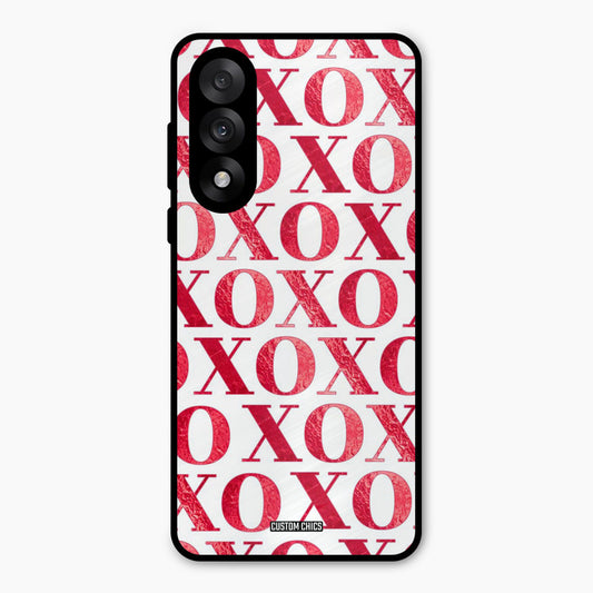 Red XOXO Oneplus Nord 5 Mobile Back Cover - Cute PrintShield Case