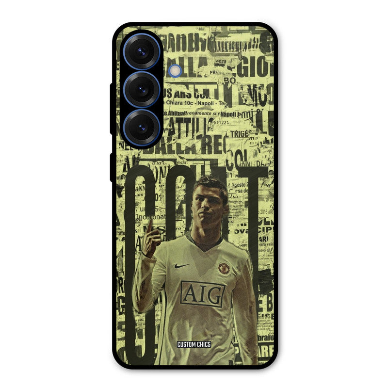 Retro Goat Art Samsung Galaxy S25 Mobile Back Cover - Sports PrintShield Case