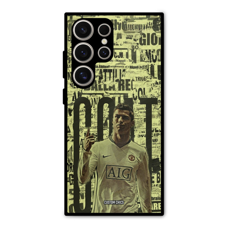 Retro Goat Art Samsung Galaxy S24 Ultra Mobile Back Cover - Sports PrintShield Case