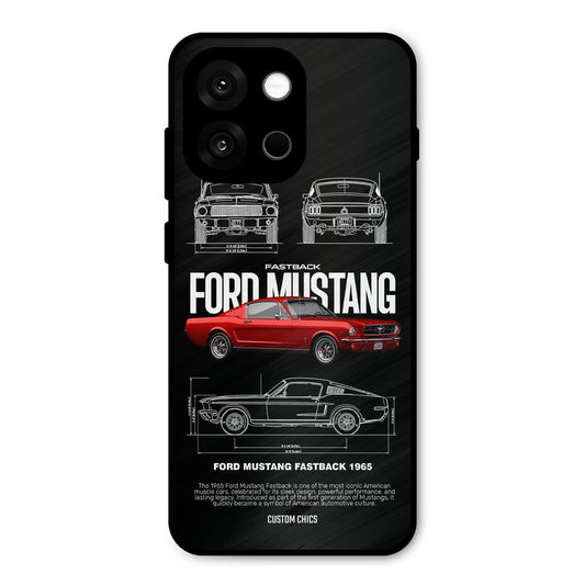 Retro Mustang Oneplus 13s Mobile Back Cover - Car&Bike PrintShield Case