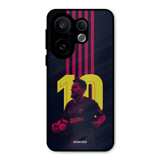 Retro Style Messi Vivo X200 FE Mobile Back Cover - Sports PrintShield Case