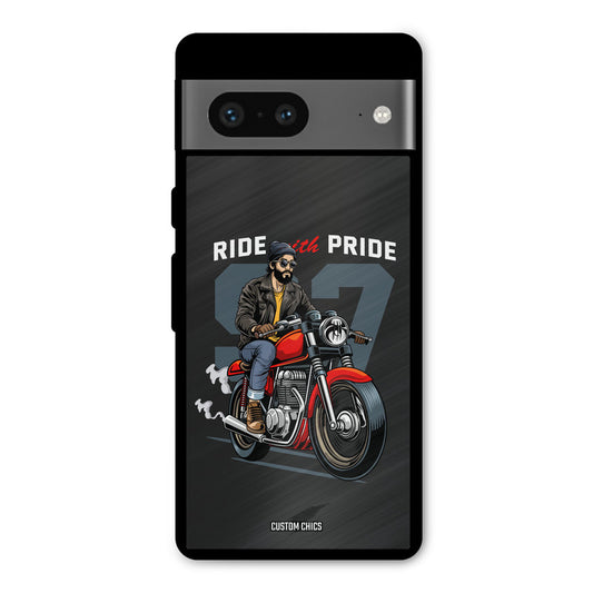 Ride With Pride Google Pixel 7 Mobile Back Cover - Car&Bike PrintShield Case