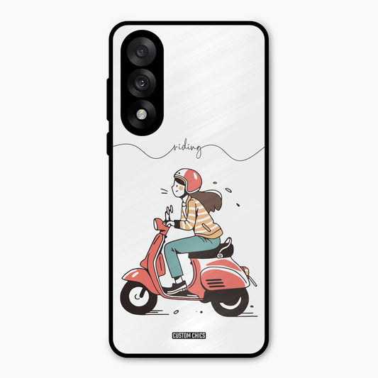 Rider Girl Oneplus Nord 5 Mobile Back Cover - Car&Bike PrintShield Case