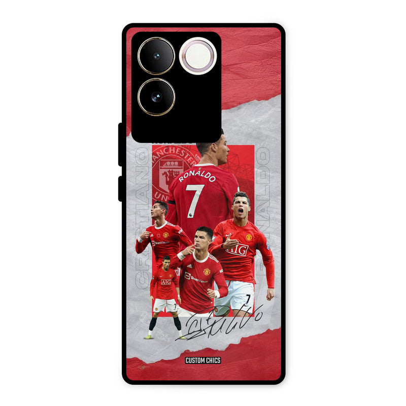Ronaldo Autograph iQOO Z7 Pro Mobile Back Cover - Sports PrintShield Case