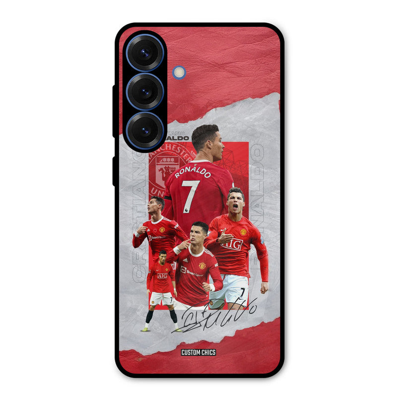 Ronaldo Autograph Samsung Galaxy S25 Mobile Back Cover - Sports PrintShield Case