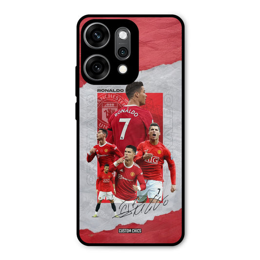 Ronaldo Autograph Oppo Reno 14 Pro Mobile Back Cover - Sports PrintShield Case