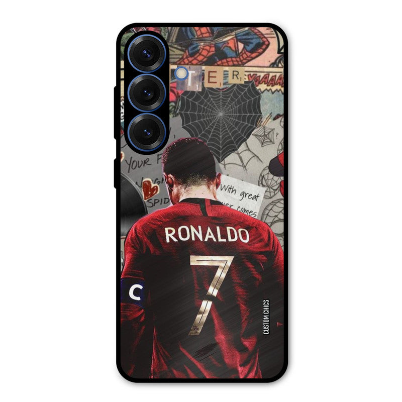 Ronaldo Comic Samsung Galaxy S25 Plus Mobile Back Cover - Sports PrintShield Case