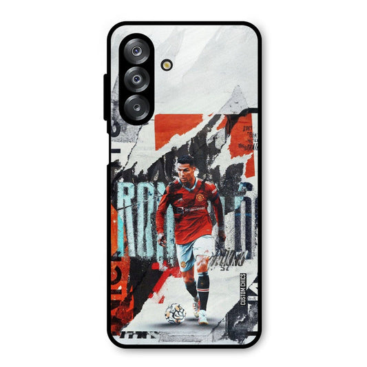 Ronaldo Paper Art Samsung Galaxy A17 Mobile Back Cover - Sports PrintShield Case