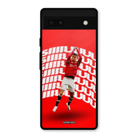 Ronaldo Shuuuuu Google Pixel 6a Mobile Back Cover - Sports PrintShield Case