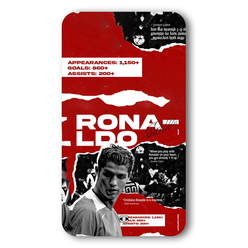 Ronaldo The Goat Case – Premium PrintShield Mobile Cover