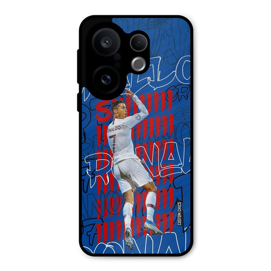 Ronaldo Typography Vivo X200 FE Mobile Back Cover - Sports PrintShield Case