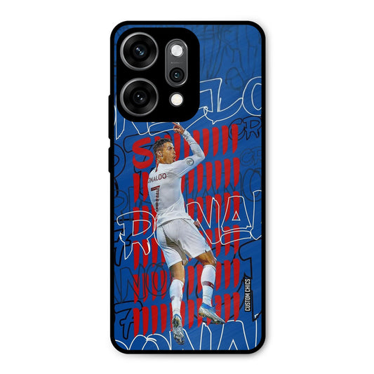 Ronaldo Typography Oppo Reno 14 Pro Mobile Back Cover - Sports PrintShield Case