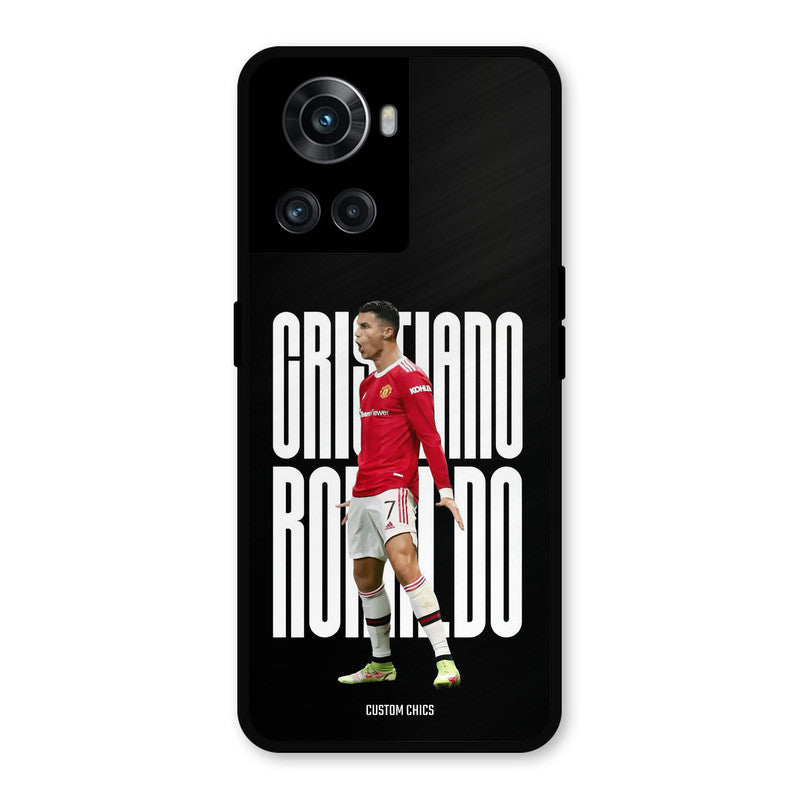 Ronaldo OnePlus 10R Mobile Back Cover - Sports PrintShield Case