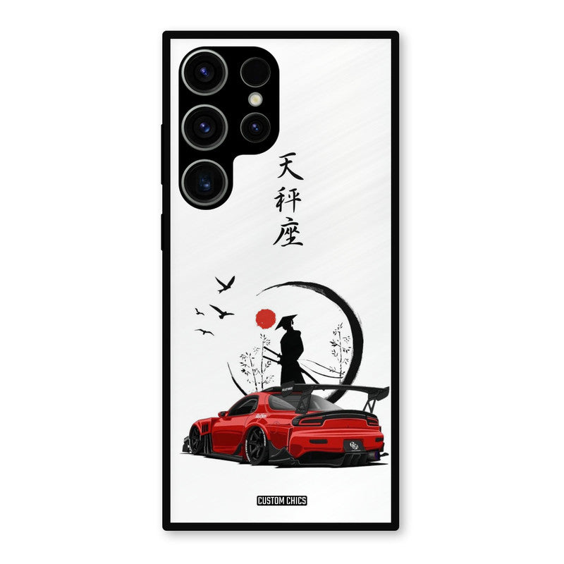 Samurai Car Samsung Galaxy S23 Ultra Mobile Back Cover - Car&Bike PrintShield Case