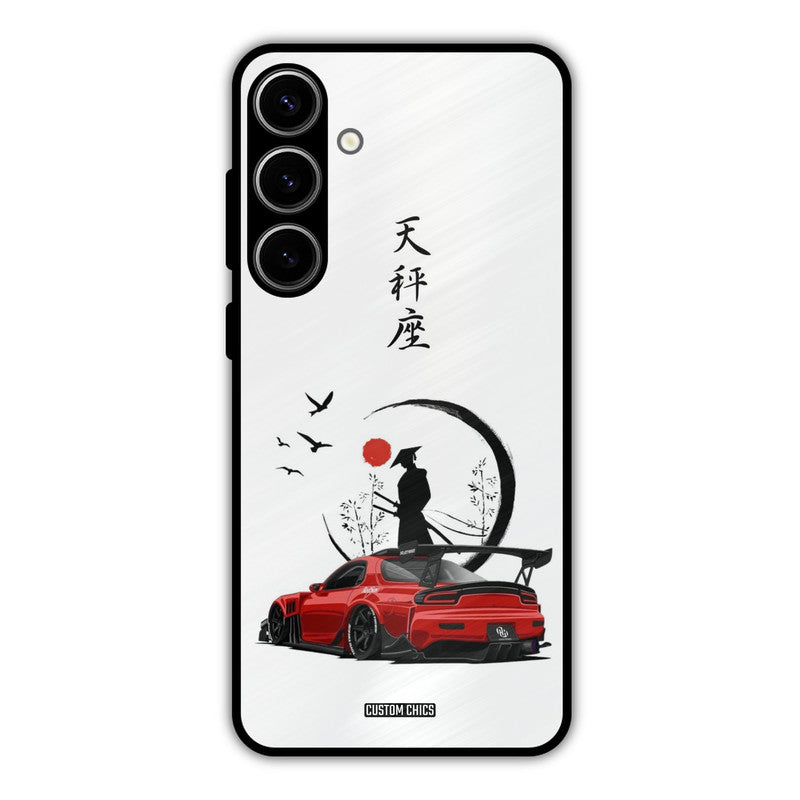 Samurai Car Samsung Galaxy S24 Plus Mobile Back Cover - Car&Bike PrintShield Case