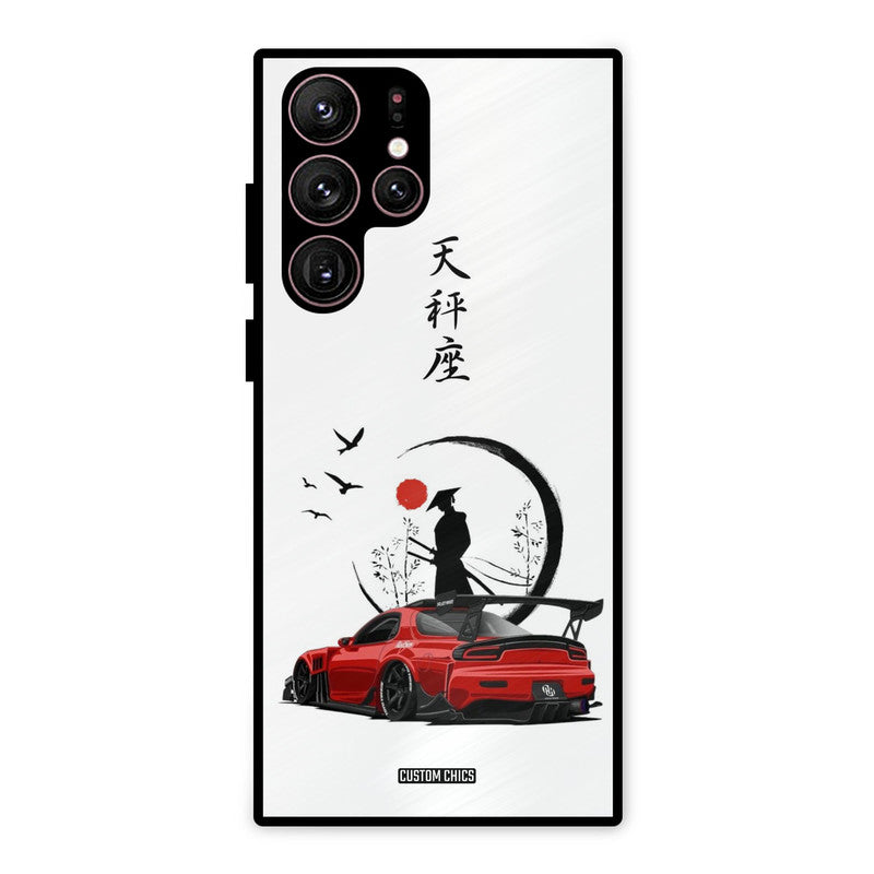 Samurai Car Samsung Galaxy S22 Ultra Mobile Back Cover - Car&Bike PrintShield Case