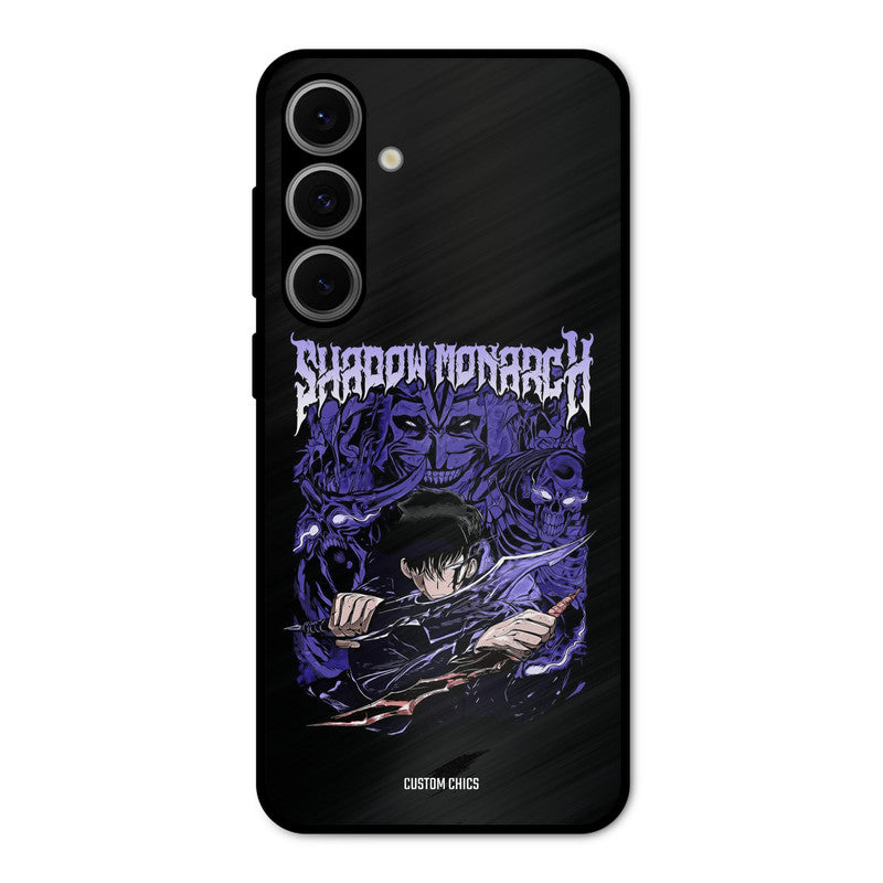 Shadow Monarch Samsung Galaxy S24 Mobile Back Cover - Anime PrintShield Case