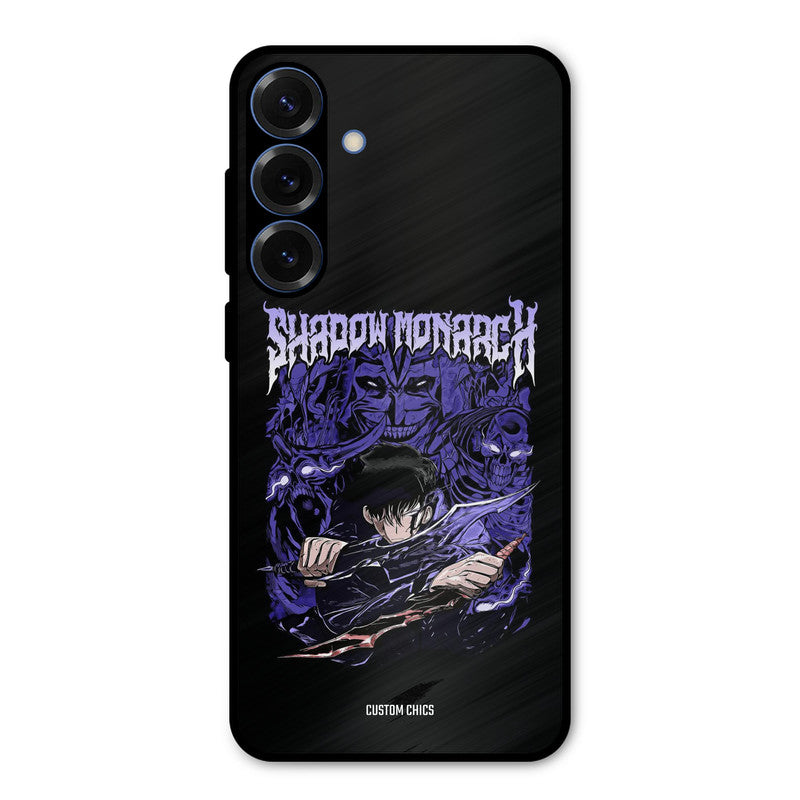 Shadow Monarch Samsung Galaxy S25 Plus Mobile Back Cover - Anime PrintShield Case