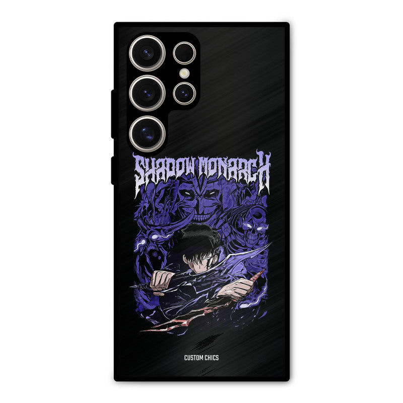 Shadow Monarch Samsung Galaxy S24 Ultra Mobile Back Cover - Anime PrintShield Case