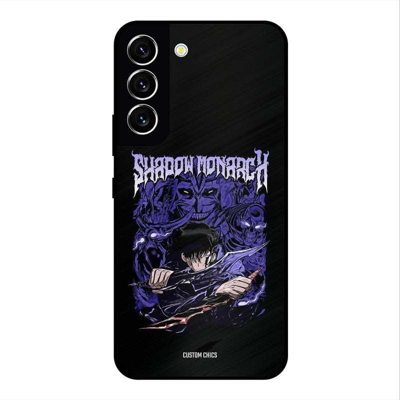 Shadow Monarch Samsung Galaxy S22 Mobile Back Cover - Anime PrintShield Case